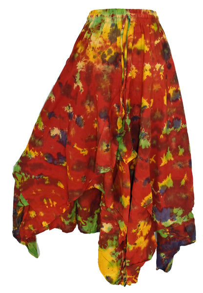 Pixie Hem Tie Dye Skirt - Small