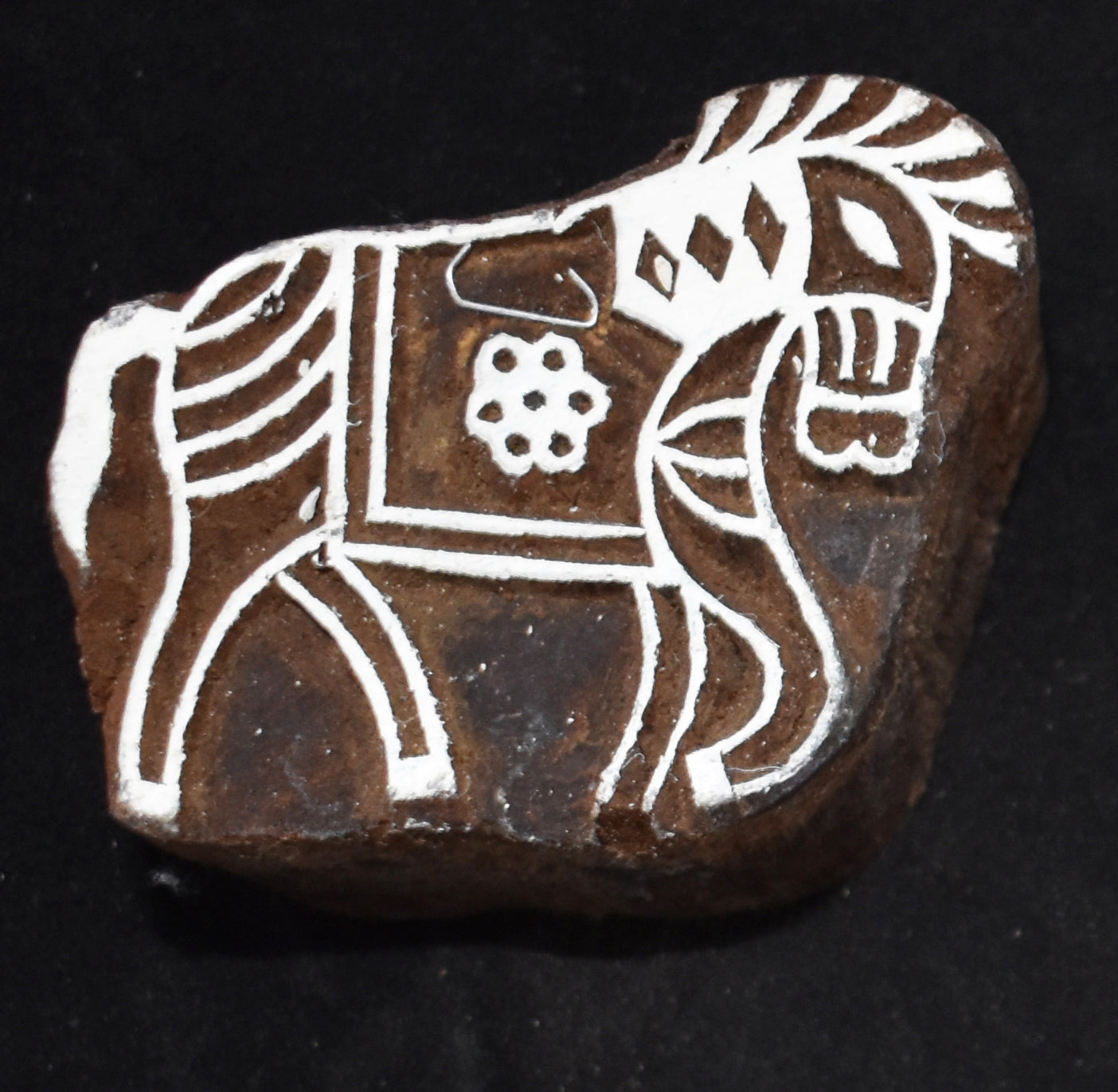Indian Wood Printing Block - Animals